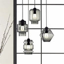 GobekUsa Geometric Glass Pendant Light Collection: Modern Crystalline Pendant Series