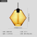 GobekUsa Geometric Glass Pendant Light Collection: Modern Crystalline Pendant Series