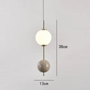 GobekUsa Glass Ball LED Pendant Light for Living Dining Bedroom