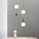GobekUsa Glass Ball LED Pendant Light for Living Dining Bedroom