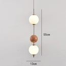 GobekUsa Glass Ball LED Pendant Light for Living Dining Bedroom