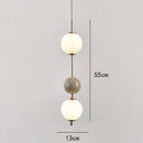 GobekUsa Glass Ball LED Pendant Light for Living Dining Bedroom