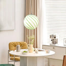 Modern Colorful Glass Ball Pendant Light