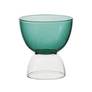 Modern colorful glass dessert ice cream cup set dining room glassware by Decorbites