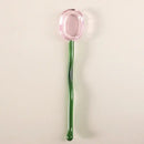 Modern colorful glass dessert spoon set dining room kitchenware by Decorbites