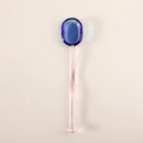 Modern colorful glass dessert spoon set dining room kitchenware by Decorbites