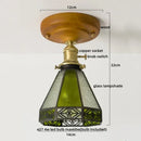 GobekUsa Colorful Glass LED Ceiling Lamp Modern Style Light Fixture