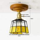 GobekUsa Colorful Glass LED Ceiling Lamp Modern Style Light Fixture