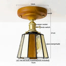 GobekUsa Colorful Glass LED Ceiling Lamp Modern Style Light Fixture
