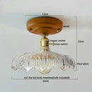 GobekUsa Colorful Glass LED Ceiling Lamp Modern Style Light Fixture