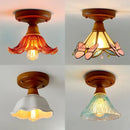 GobekUsa Colorful Glass LED Ceiling Lamp Modern Style Light Fixture