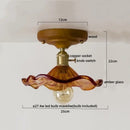 GobekUsa Colorful Glass LED Ceiling Lamp Modern Style Light Fixture
