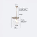 GobekUsa Colorful Glass Metal Dinning Pendant Lamp