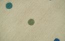 Modern Colorful Polka Dot Beige Hand Tufted Custom Made wool area rug