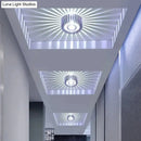Modern colorful sunburst led ceiling light for porch or gallery by Decorbites