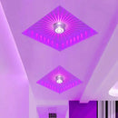 Modern colorful sunburst led ceiling light for porch or gallery by Decorbites