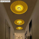 Modern colorful sunburst led ceiling light for porch or gallery by Decorbites