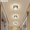 Modern colorful sunburst led ceiling light for porch or gallery by Decorbites