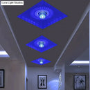 Modern colorful sunburst led ceiling light for porch or gallery by Decorbites