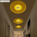 Modern colorful sunburst led ceiling light for porch or gallery by Decorbites