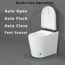 Nuvia Modern Compact Smart Tankless Toilet With Bidet, Auto Open, Auto Flush, Heated Seat And Air Dryer (SAK51990)