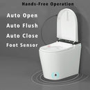 Modern Compact Smart Tankless Toilet With Bidet, Auto Open, Auto Flush, Heated Seat And Air Dryer (SAK51990)