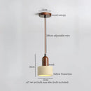 GobekUsa LED Yellow Travertine Pendant Light Hanglampen for Kitchen Cafe Living Room