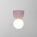 GobekUsa Modern Resin-Cement Bell Wall Sconce - Single-Bulb Lighting Fixture
