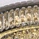 GobekUsa Cone Crystal Ceiling Chandelier - Stainless Steel Luxury Living Room Decoration