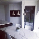 GobekUsa Concrete Pendant Lights: Nordic Modern LED E27 Industrial Lamp for Home Decor