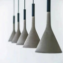GobekUsa Concrete Pendant Lights: Nordic Modern LED E27 Industrial Lamp for Home Decor