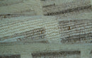 Modern Contemporary Beige Hand Knotted 2x3 Wool Area Rug