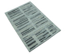 Modern Contemporary Charcoal And Gray 2x3 Wool Area Rug