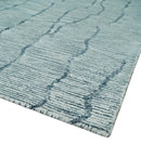 White and Blue Wool Hand-Tufted Area Rug - Modern Contemporary by The Rug Decor
