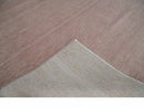 Modern Contemporary Solid Peach Hand knotted 8x10 wool Area Rug