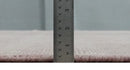 Modern Contemporary Solid Peach Hand knotted 8x10 wool Area Rug