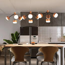 GobekUsa Modern Sputnik Gold Pendant Light for Bedroom - Acrylic, 10/12-Head, Ceiling Island Drop