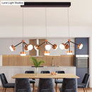 GobekUsa Modern Sputnik Gold Pendant Light for Bedroom - Acrylic, 10/12-Head, Ceiling Island Drop