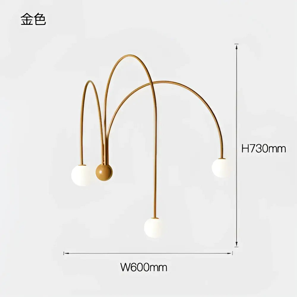 GobekUsa Branch Glass Wall Lamp for Modern Living Room and Bedroom, photo 8 of 9