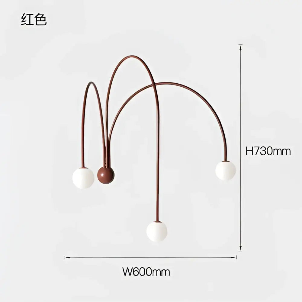 GobekUsa Branch Glass Wall Lamp for Modern Living Room and Bedroom, photo 7 of 9
