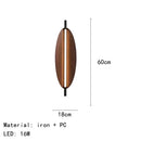 GobekUsa Brown Metal Leaf Wall Sconce 3000K Modern Lamp for Home, Parlor, Bedroom