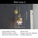 Modern copper crystal chandelier living room led lighting by Decorbites