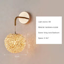 GobekUsa Crystal Wall Sconce | Modern Designer Copper Wall Lamp for Home Decor Lighting