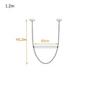 GobekUsa Leather Belt Chandelier: Modern Glass Tube Designer Lighting for Home, Restaurant & Villa