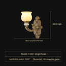 Modern copper jade pendant lamp for dining room decor by Decorbites