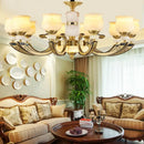 Modern copper jade pendant lamp for dining room decor by Decorbites