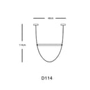 GobekUsa Bell Pendant Light: Retro Design Minimalist Lamp for Office Loft