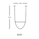 GobekUsa Bell Pendant Light: Retro Design Minimalist Lamp for Office Loft