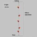 GobekUsa LED Belt Chandelier Pendant Light for Dimmable Indoor Lighting in Living Room