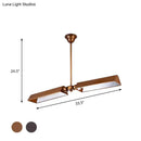 GobekUsa Traditional Metal Triangle Pendant Light with 2 Lights - Grey/Gold - Perfect for Dining Rooms